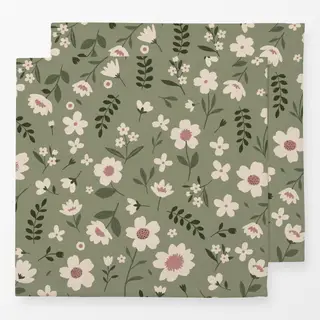 Servietten Blumenmuster Frühling Sommer