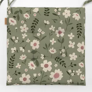 Sitzkissen Blumenmuster Frühling Sommer