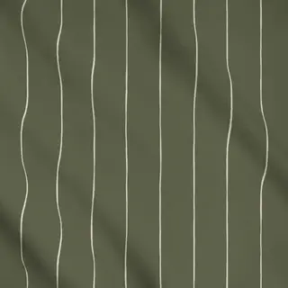 Meterware Feine Streifen grün