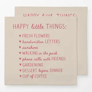 Servietten happy little things
