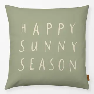 Kissen Happy Sunny Season grün
