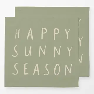 Servietten Happy Sunny Season grün