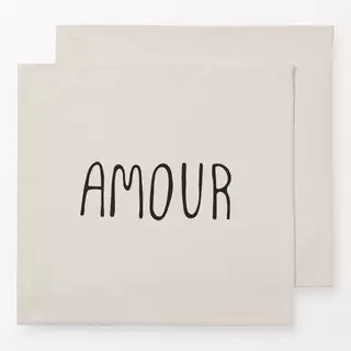 Servietten Amour