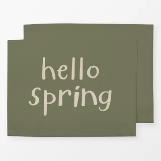 Tischset Hello Spring