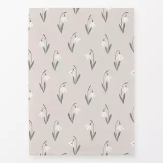 Geschirrtücher Schneeglöckchen beige