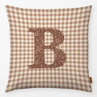 Kissen B Buchstabenkissen B Autumn Hygge