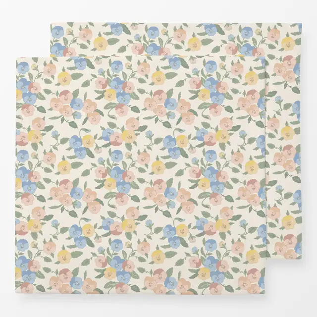 Servietten Wilde Veilchen klein von Lena Living x tiny goods studio