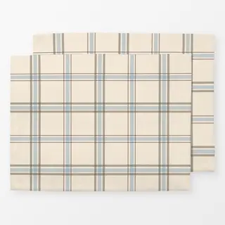 Tischset Winterblau