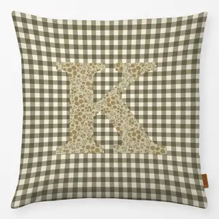 Kissen K Buchstabenkissen K Autumn Hygge