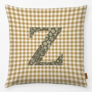 Kissen Z Buchstabenkissen Z Autumn Hygge