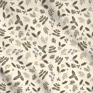 Meterware Winterblau