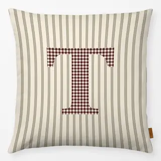 Kissen T Buchstaben T Winter Cottage