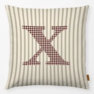 Kissen X Buchstabenkissen X Winter Cottage