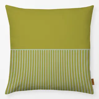Kissen Soft Stripes Hellgrün