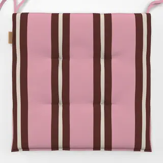 Sitzkissen Rosa x Braun