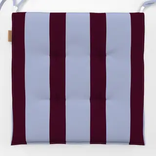 Sitzkissen Streifen Bordeaux x Lavendel