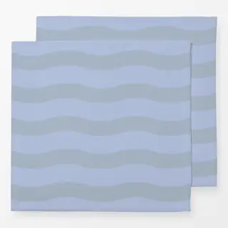 Servietten Blau x Graublau