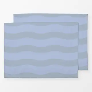 Tischset Blau x Graublau