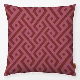Kissen Mauve x Dunkelrot