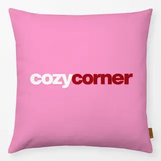 Kissen Pink x Rot