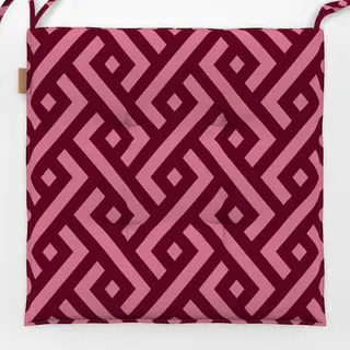 Sitzkissen Burgundy x Rosa
