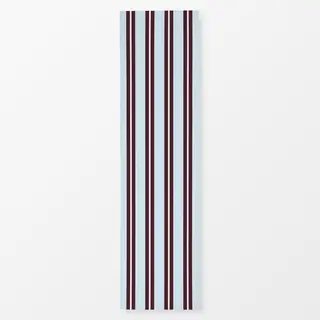 Tischläufer Streifen Vintage Retro Blau Burgundy Bordeaux