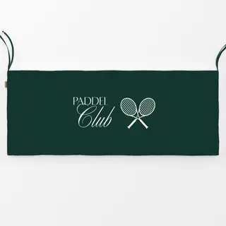 Bankauflage Royal Grün Paddel Club