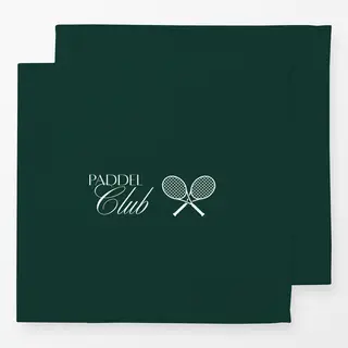 Servietten Royal Grün Paddel Club