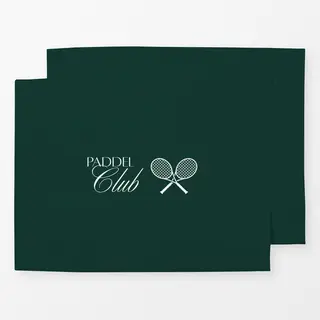 Tischset Royal Grün Paddel Club