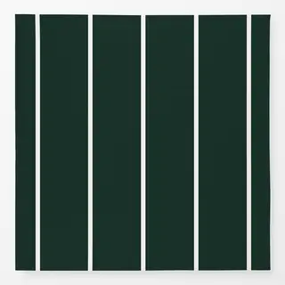 Tischdecke Grün Streifen weiß