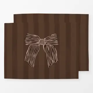 Tischset Braun Creme