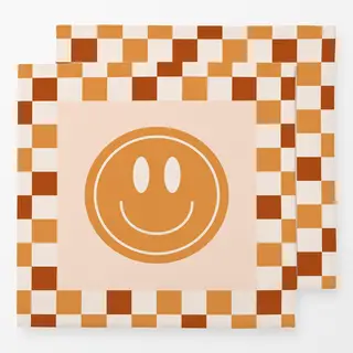Servietten Orange Rot