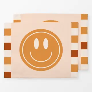 Tischset Orange Rot