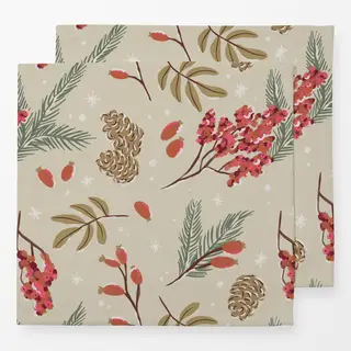 Servietten Beige