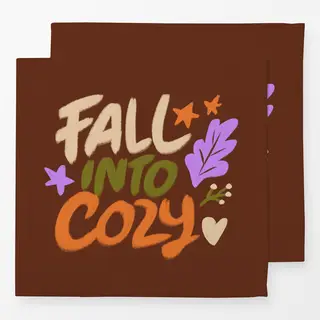 Servietten Fall Into Cozy