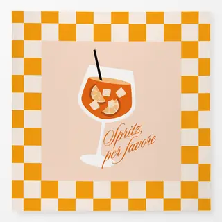 Tischdecke Orange