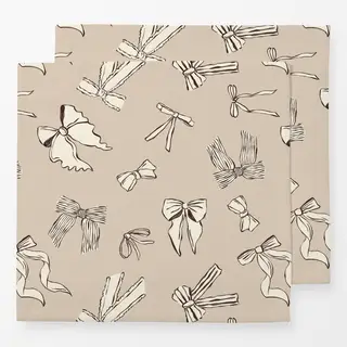 Servietten Beige