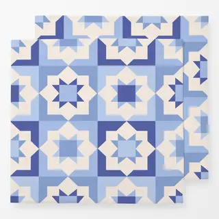 Servietten Blau