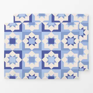 Tischset Blau