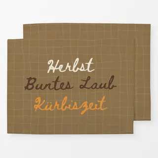 Tischset Karamell