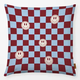 Kissen Rot Blau