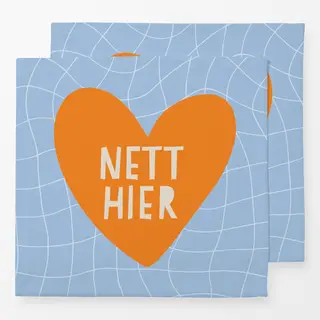 Servietten Blau