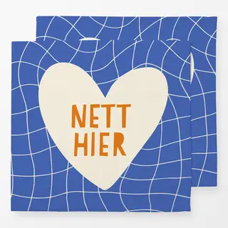 Servietten Dunkelblau