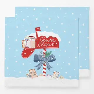 Servietten Santas Post