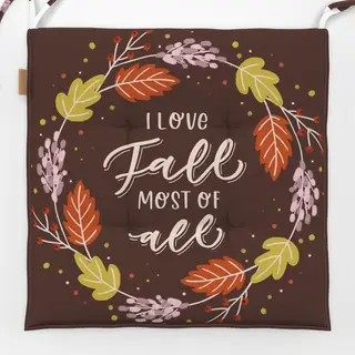 Sitzkissen I love Fall most of all