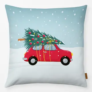 Kissen Christmas Car