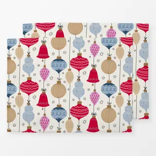 Tischset Ornaments