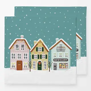 Servietten Weihnachtsstadt