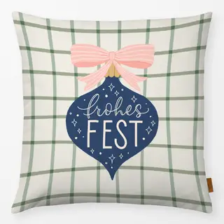 Kissen Ornament Frohes Fest