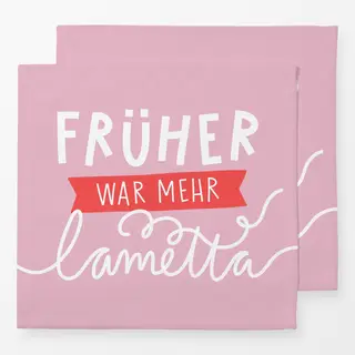 Servietten Früher war mehr Lametta